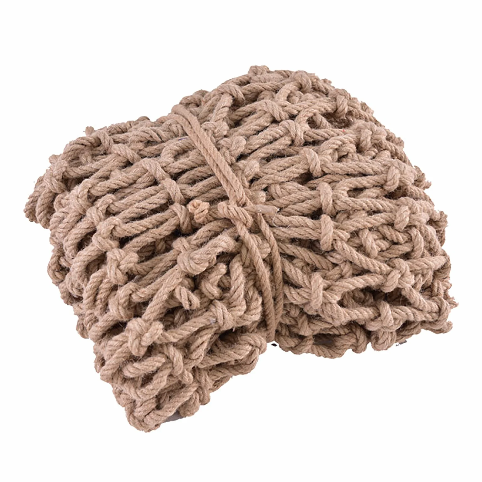 AMAKAA Net di Corda, Rete di Sicurezza del Parco Giochi, Larghezza della Mesh 6 Cm, Spessore della Corda 4 Mm, Varie Dimensioni Opzionali(Size:2x2m)