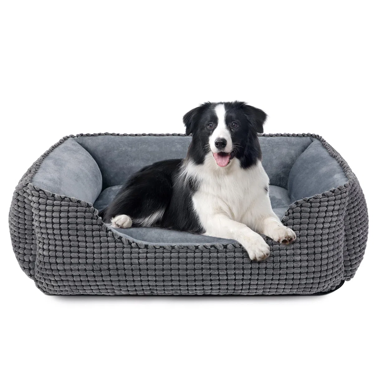 JOEJOY Cuccia Cane Interno, Cuccia per Cani Taglia Grande e Media, Cuscino per Cani Lavabile, Letto Cane Morbido Confortevole, 76x61x23cm