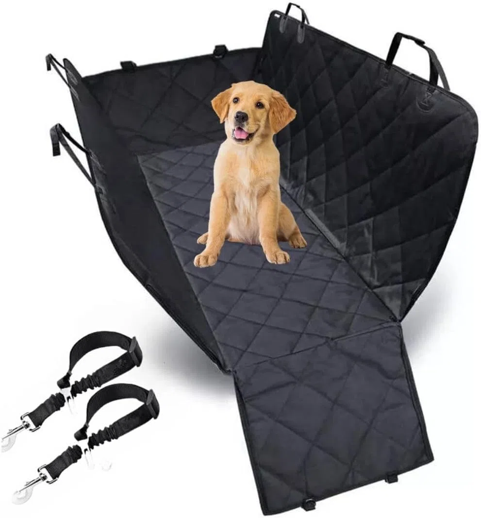 Coprisedile Auto per Cani 100% Impermeabile, Antigraffiato e Antiscivolo, Trasportino Auto incl. Guinzagli