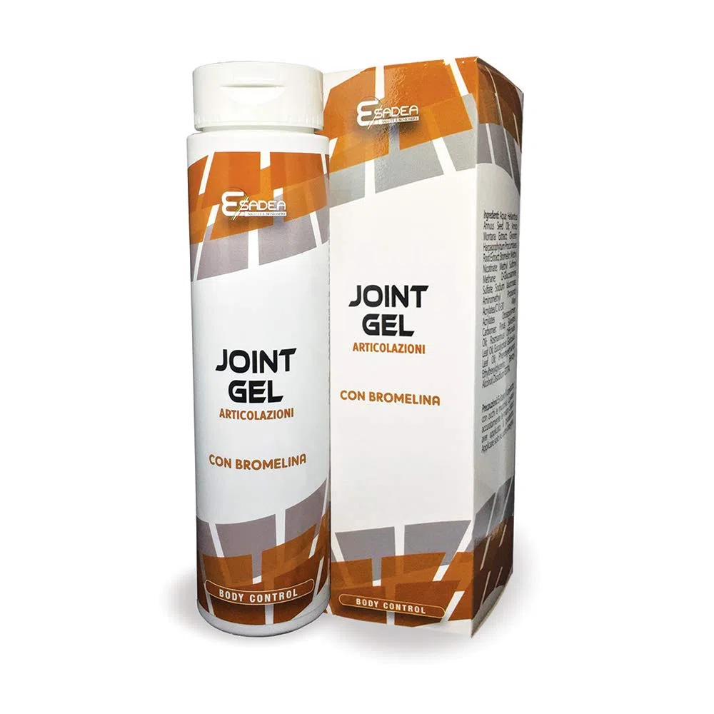 Joint Gel 200ml crema gel corpo, agisce su articolazioni e cartilagini, utile per traumi stiramenti e distorsioni, riscaldante, con bromelina MSM e artiglio del diavolo.