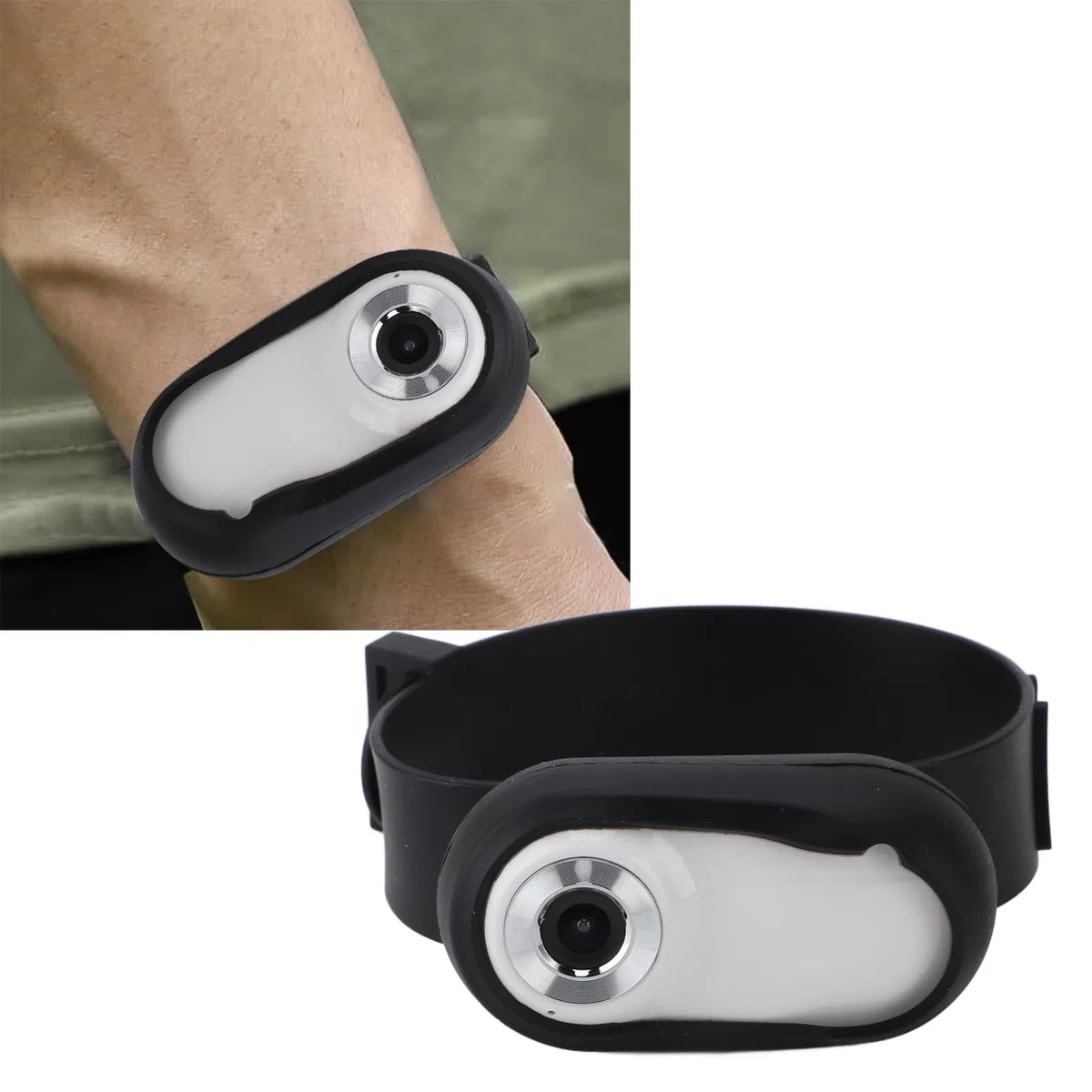 Zunate Telecamera per Collare per Gatti, 1080P No WiFi Telecamera per Collare per Animali Mini Action Camera per Registrazioni Video, Telecamera per Collare per Cani Grandangolare a