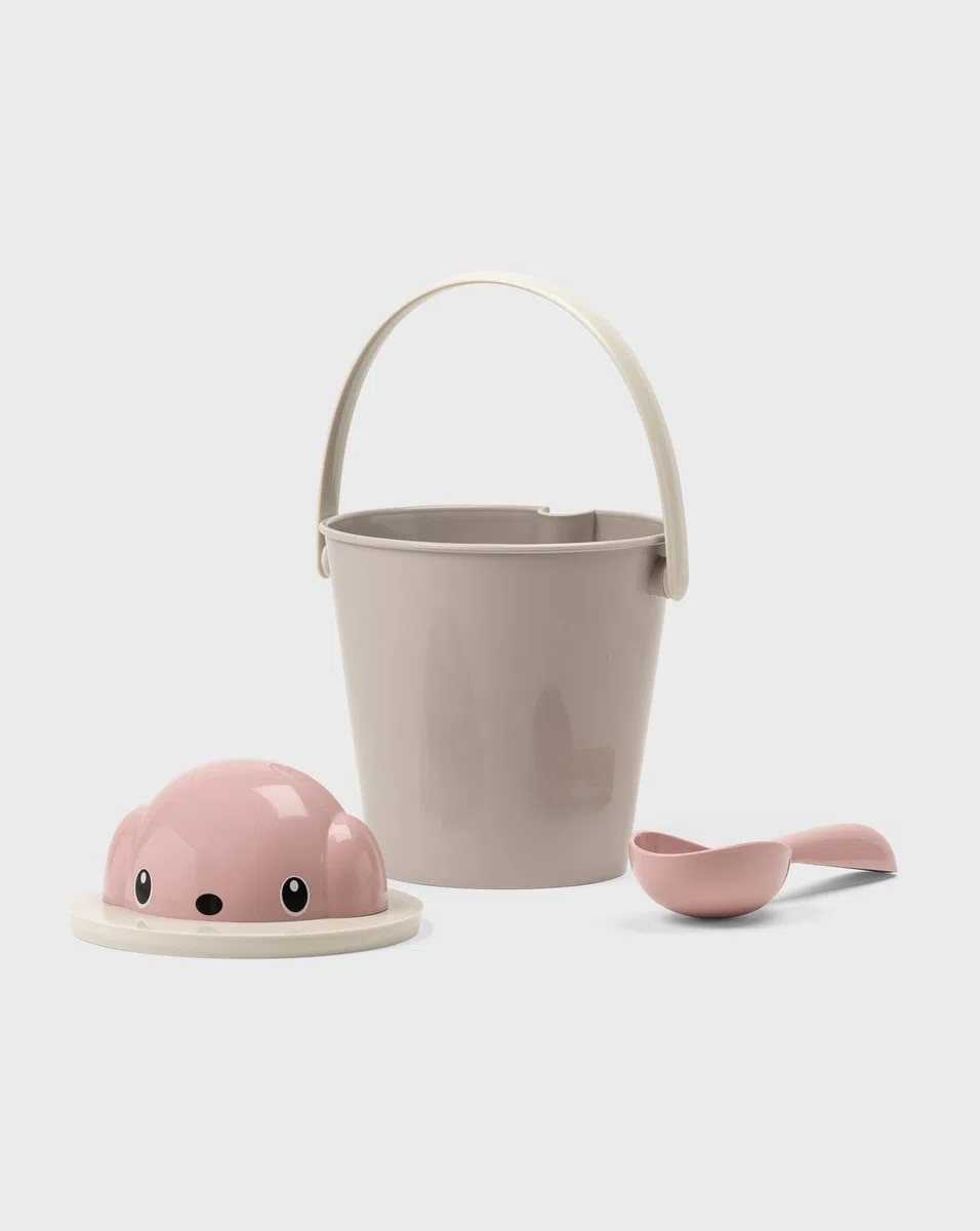 United Pets Crock Secchiello Porta Crocchette per Cani| Contenitore per alimenti secchi per animali domestici con coperchio e paletta | Capienza: 2 kg | Rosa | Made in Italy |by Stefano Giovannoni