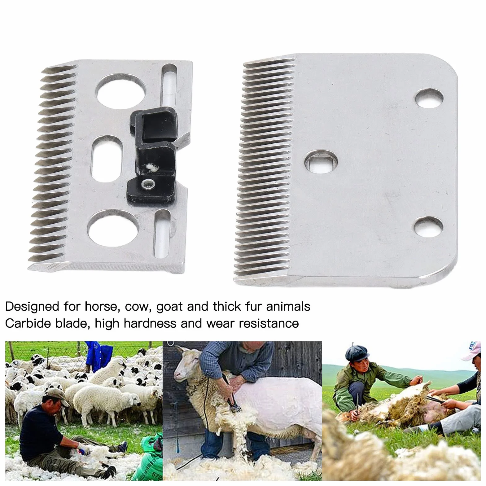 Artillery Tosatrice Per Cavalli, Kit Ricambio Tosatrice Elettrica 35 Denti Diritti Tosapecore Pettine Ovini Lana, Lama Tosatrici Per Animali Domestici Lame Di Ricambio