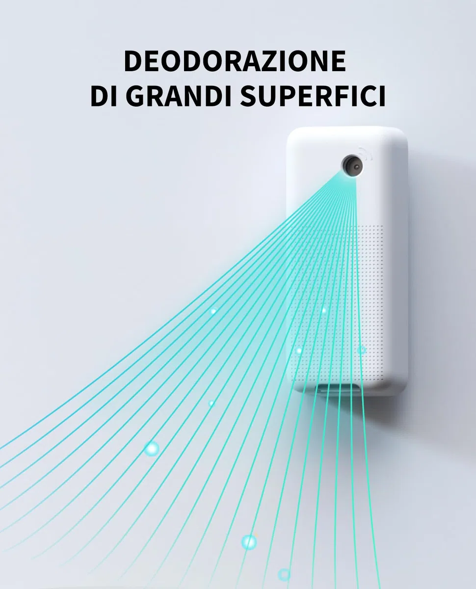 PETKIT PURA Air Smart Spray Rimuovi Odori, Deodorante Elimina Odori per Animali Domestici per Lettiera per Animali Domestici con Luce Intelligente(Senza staffa, non compatibile con PETKIT PURA MAX 2)
