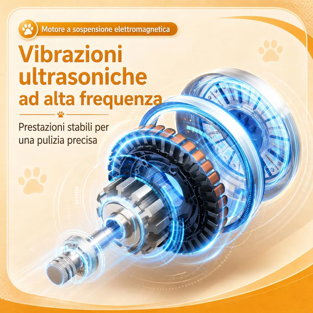 ZampaDent Dispositivo Professionale per la Pulizia Dentale del Cane Pulizia Denti Cane Rimuovi Tartaro Denti con Design Leggero per Uso Domestico e Viaggio (nero)