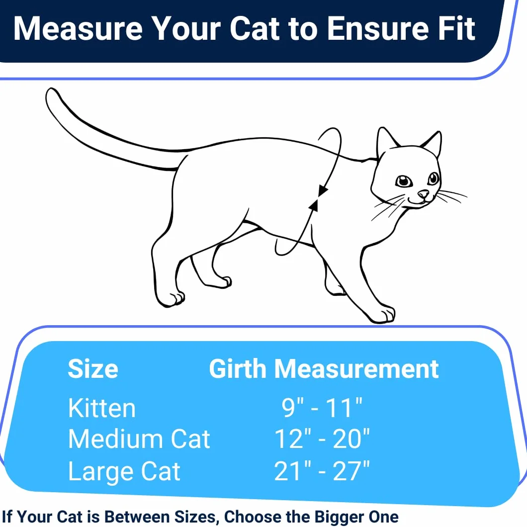Houdini™ - Set di pettorina e guinzaglio per gattini in pelle vegana, a prova di fuga, di OutdoorBengal per gattini che camminano (S)
