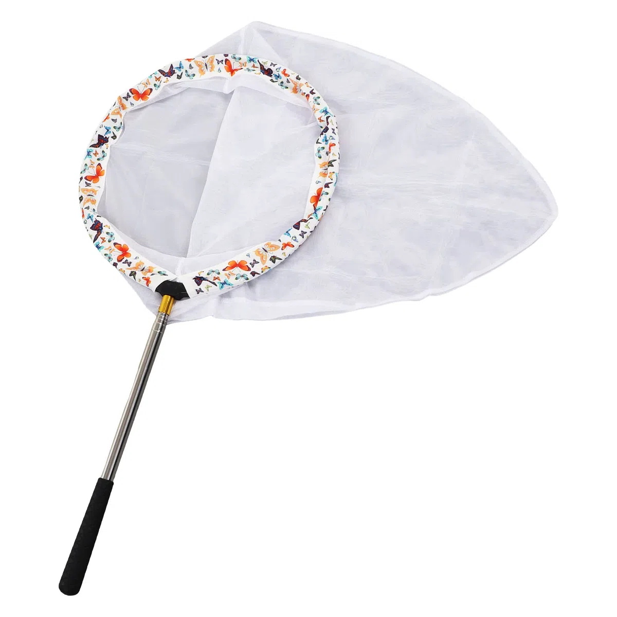 Retino per Farfalle Telescopico Professionale, Retino a Montaggio Rapido in Poliestere con Asta Allungabile 150 cm, per Catturare Insetti, Api, Libellule, Ideale per Adulti e Bambini