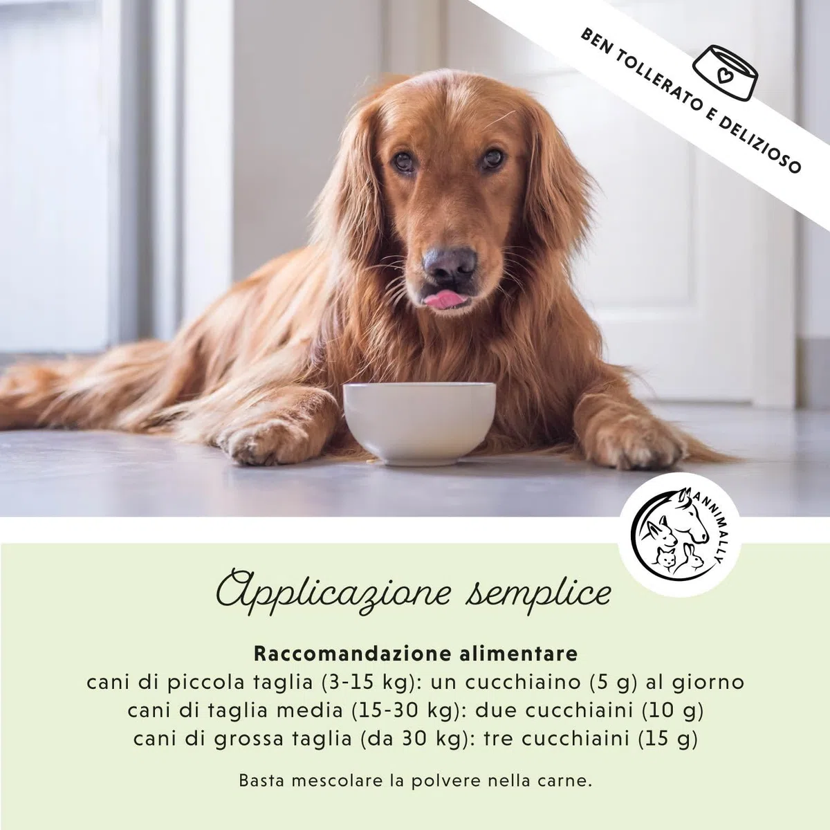 Barf Polvere Aggiuntiva per Cani 1 kg, Barf Complete Mix di Vitamine e Minerali per un'ottimale apporto di nutrienti - Integratore di Minerali per Cani con Verdure, Frutta e Vitamine