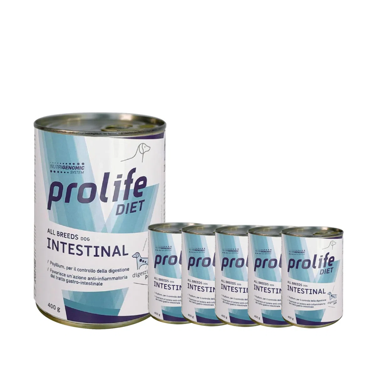 PROLIFE Cane Umido Intestinal 6 Scatolette da 400 GR