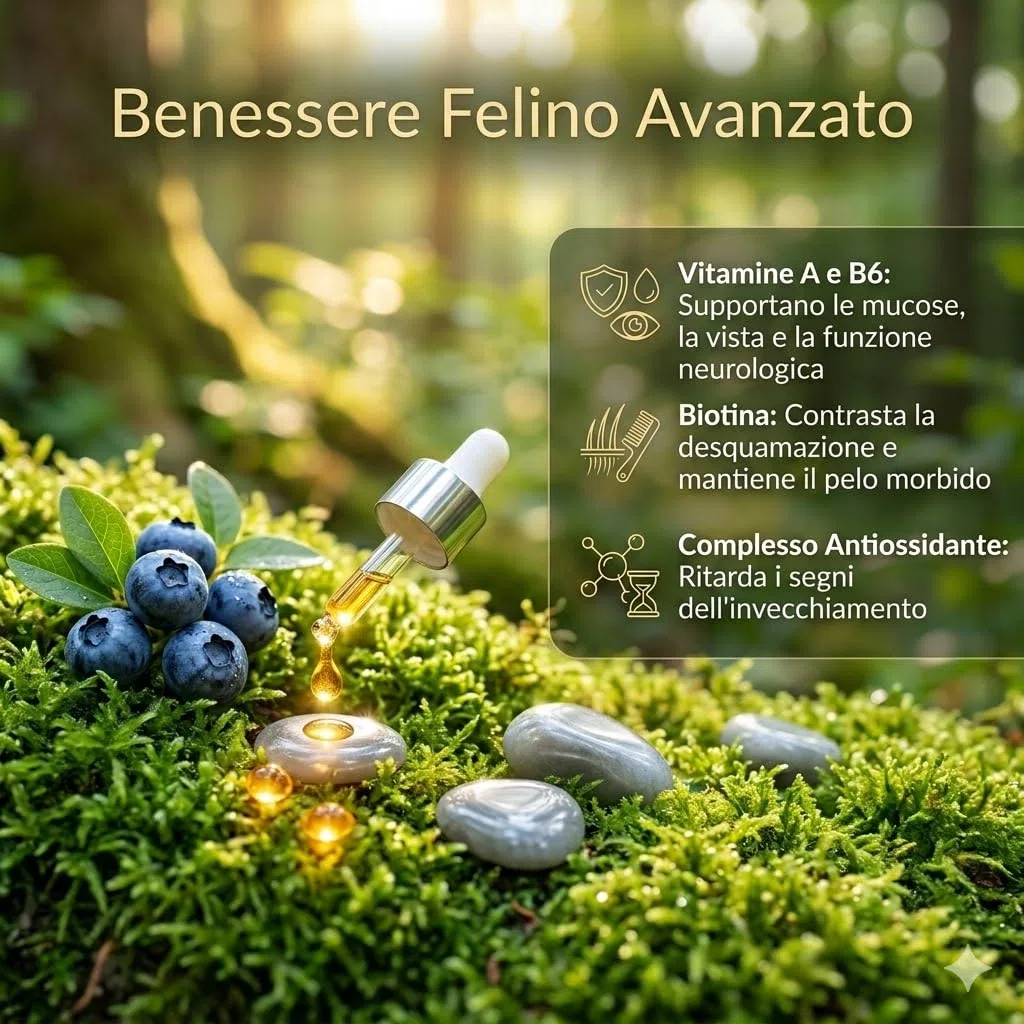 ABIOMAXX Senior Cat – Favorisce il benessere quotidiano del gatto anziano – (60 compresse)