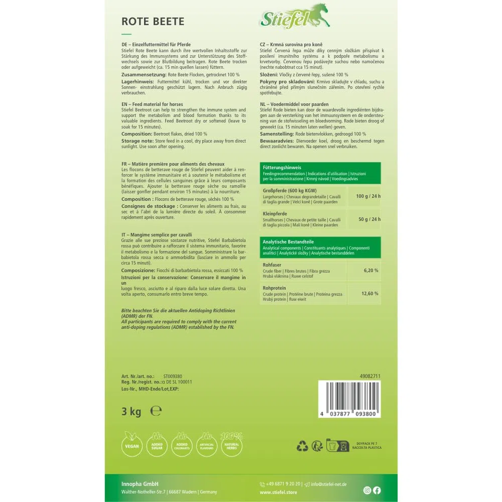 Stiefel Beetroot Flakes 3 kg