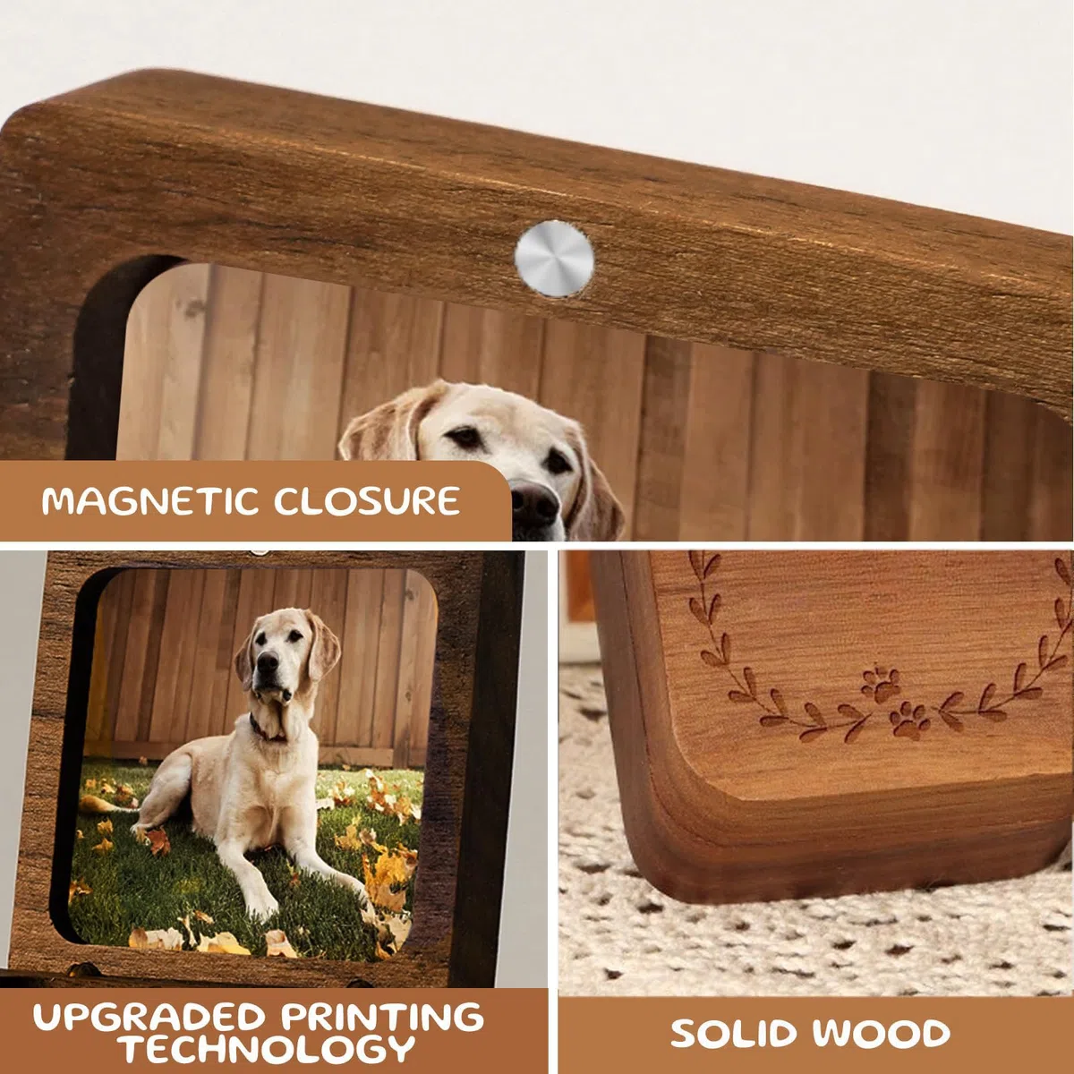 Scatola ricordo personalizzata per peli di animali domestici, scatola per denti di cane/gatto, souvenir per animali domestici, bottiglia di vetro per animali domestici a lungo termine con chiusura