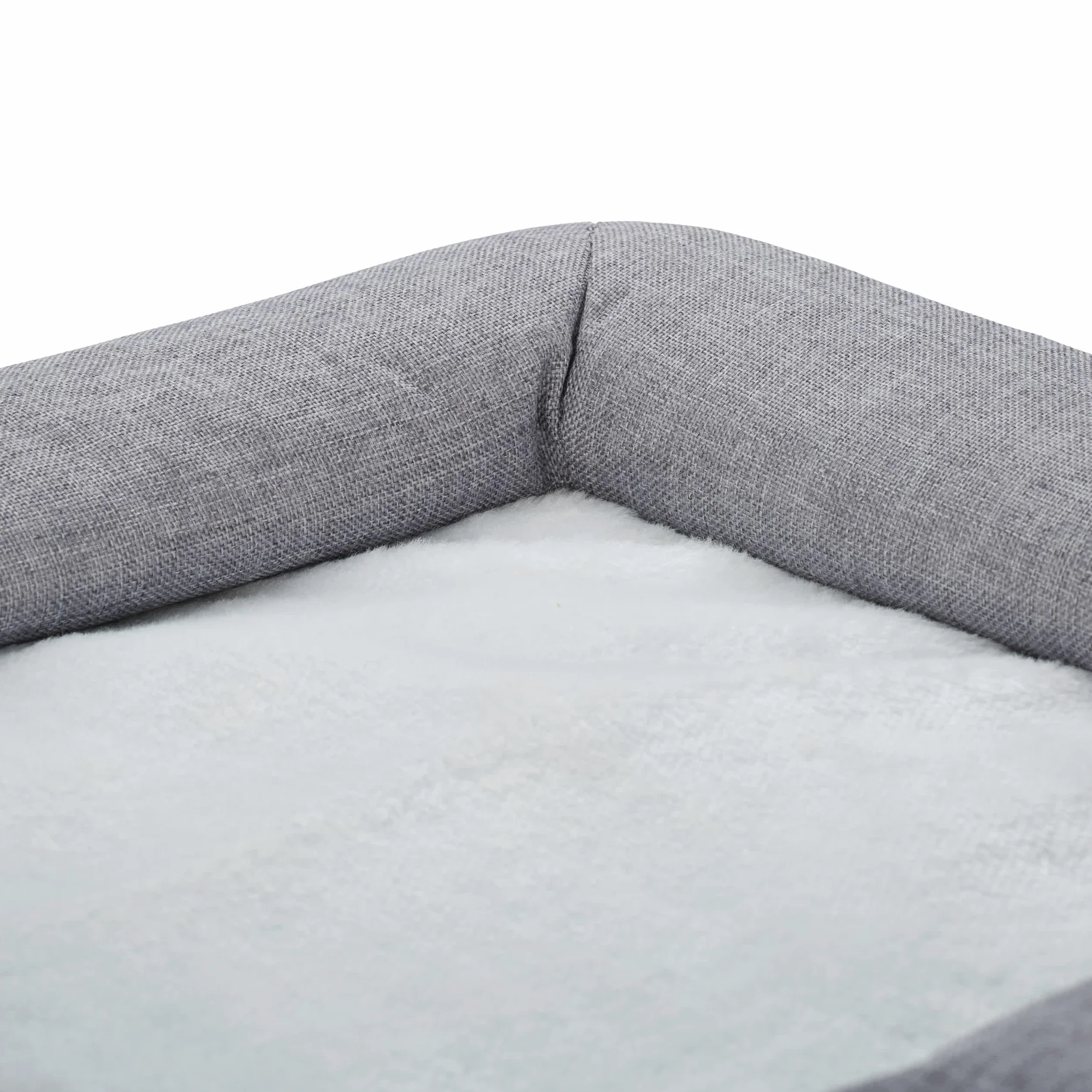 Relaxdays Casa per Gatti, Cuccia Morbida Pieghevole, HLP: 63x40x40 cm, 3 Piani, Tiragraffi per Unghie, Grigio Bianco