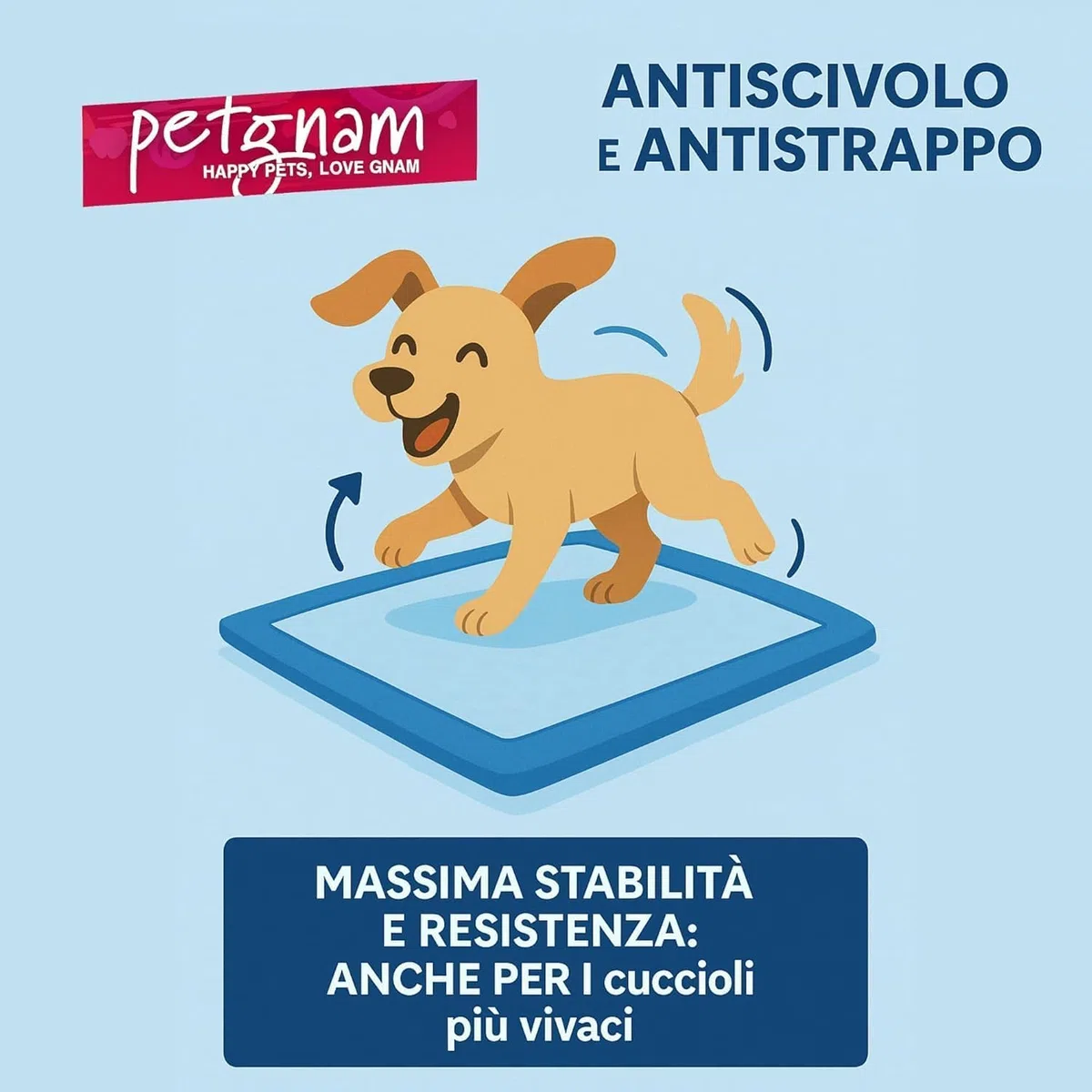 100 Traversine Cani 60x90 Super Assorbenti, 5 Strati Antiodore e Antistrappo, Made in Italy - Tappetini Igienici con Tecnologia Gel e Polimeri Odor Control - Traverse Antiscivolo Gatti (100, 60x90)