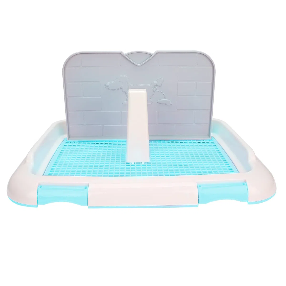Toilette per Cani, Toilette per Addestramento per Cuccioli da Interno Recinzione per Vasino per Gatti Vassoio per Vasino per Minzione Programmata per Cani, Toilette per Cani per Animali Domestici(Blu)