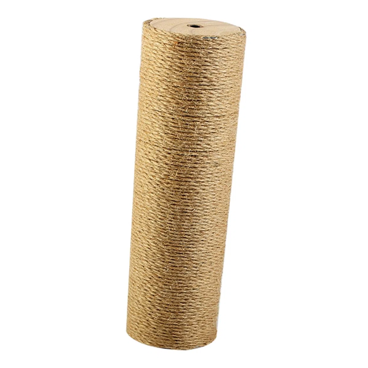 Tiragraffi Per Gatti Da Interno in Legno Pieno Corda Resistente ø 7 Cm x 35 Cm, Palo Verticale Sostitutivo Per Giochi e Arrampicata Di Mici Domestici