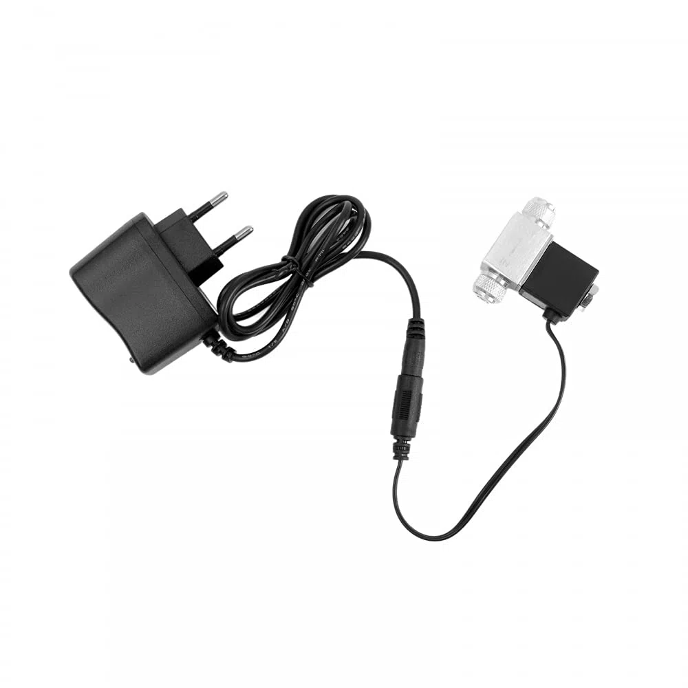 DONGKER Elettrovalvola di CO2 dell'Acquario, Regolatore di Sistema di CO2 DC 12V per Erba d'acqua Serbatoio Pesci Acquario Crescere