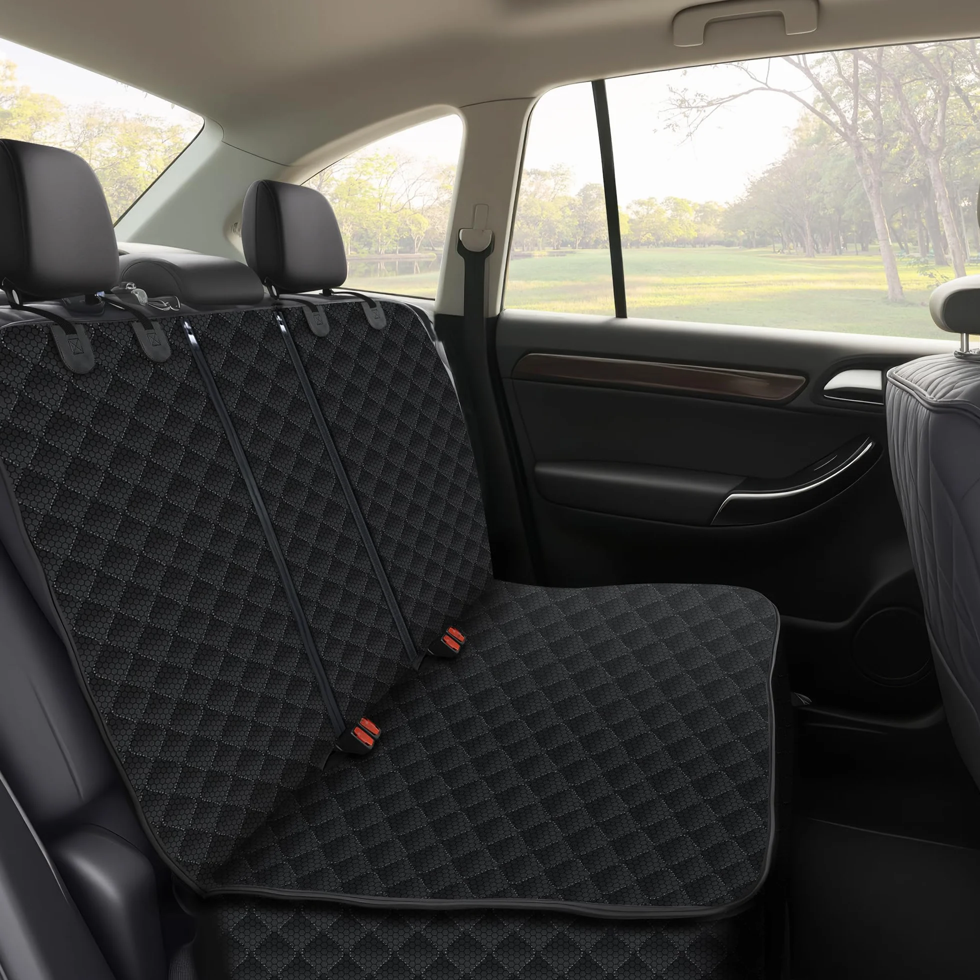 Alfheim Cane auto Custodia Resistente Alle Graffi Duratura Lavabile Sedile Posteriore Spessore Doppio Strato Custodia Anti Scivolamento, Universale per Auto Camion SUV
