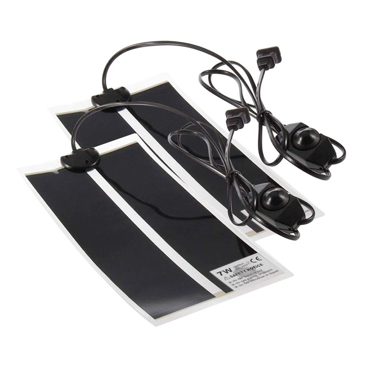 2PCS Tappetino Riscaldante per Rettili Animali Domestici Mat Tappetino Riscaldante Terrario con Regolatore di Temperatura per Tartaruga,Serpenti,Lucertola,Geco,Ragno (7W)