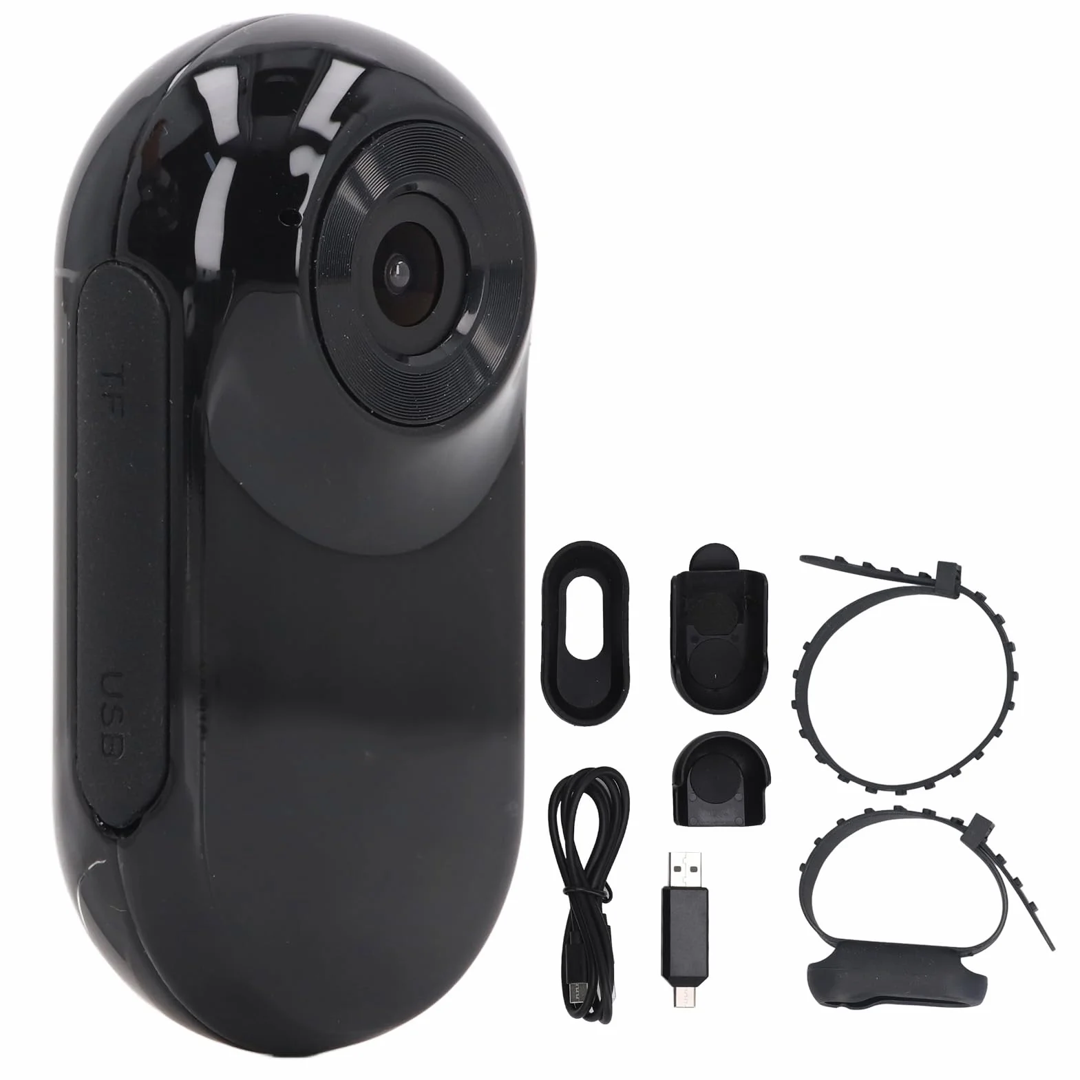 Goshyda Telecamera per Collare per Animali Domestici, Telecamera per Collare per Gatti HD 1080P Telecamera per Collare per Cani con Grandangolo di 120°, Mini Telecamera D'azione per