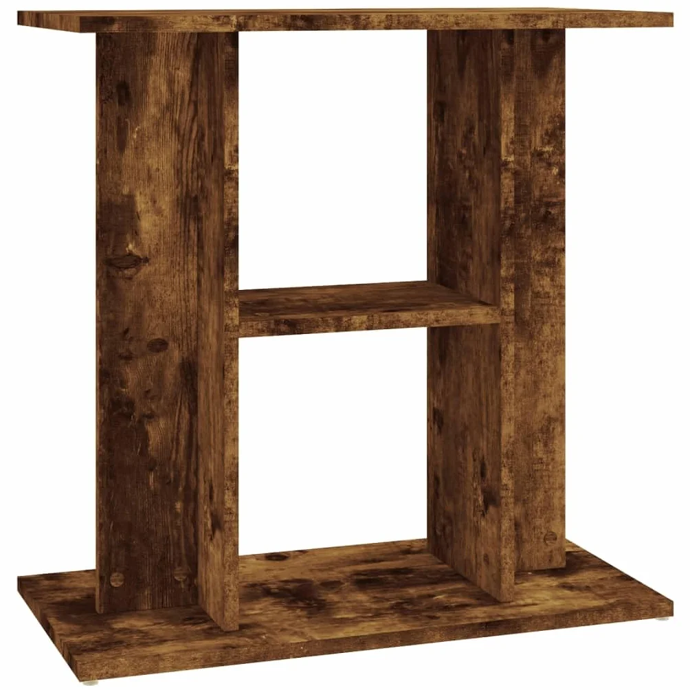 vidaXL Supporto per Acquario in Rovere Affumicato 60x30x60 cm in Legno ingegnerizzato