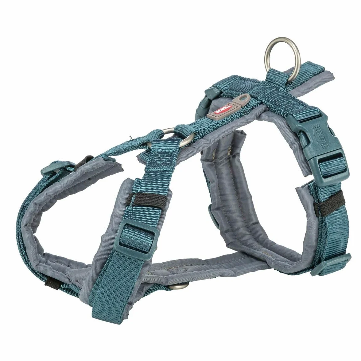 Imbracatura per Cani Trixie Premium Trekking Azzurro Grafite M/L