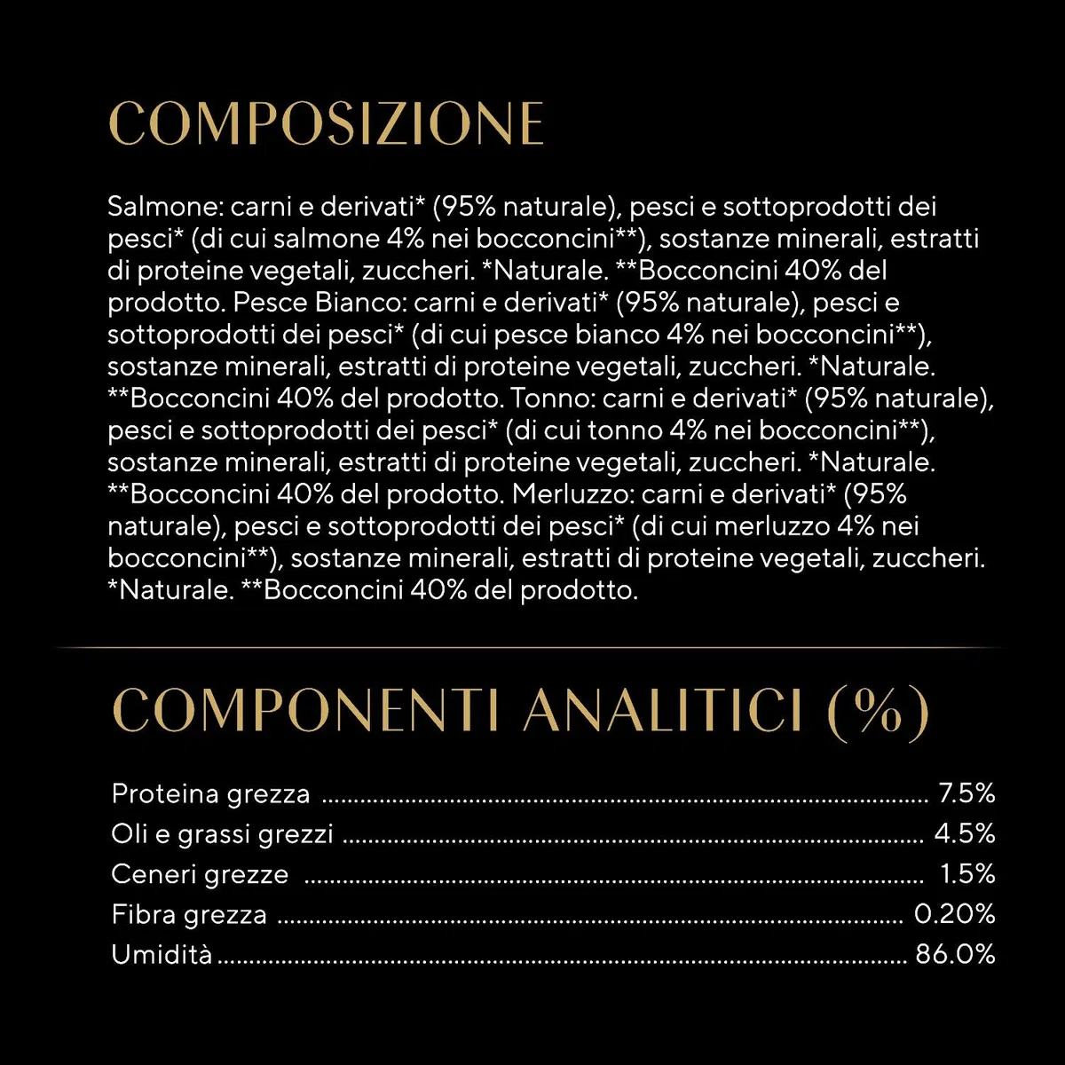 Sheba Delicatezze in Gelatina, Tonno, Salmone, Pesce Bianco e Merluzzo, cibo umido completo per gatti adulti, 60 bustine da 85g
