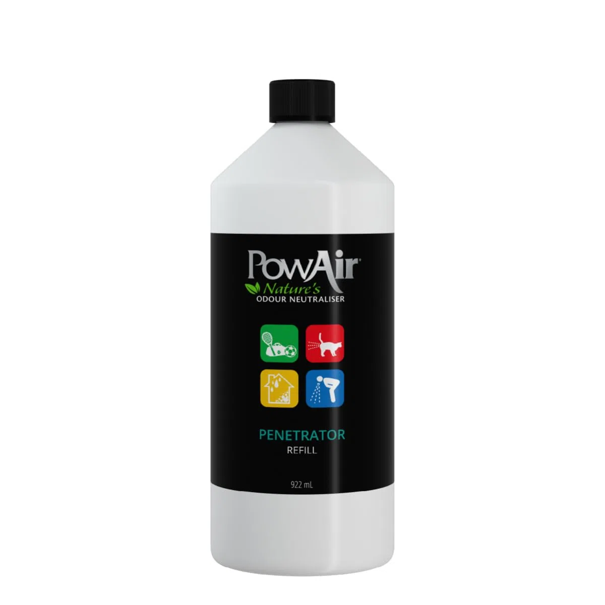 PowAir Ricarica per urina e odori, formula enzimatica a doppia azione, elimina gli odori, inclusa l'urina di cane e gatto, ricarica da 922 ml