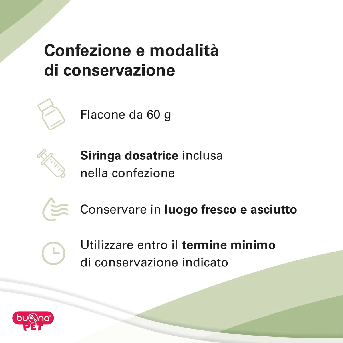Epatina Flacone Buona Pet Cani e Gatti 60 g con Siringa, Supporta la funzione del fegato con Sylimarin phytosome®, Colina, Vitamina E, Selenio e Olio di semi di Lino, Olio di Pesce, fonte di EPA e DHA