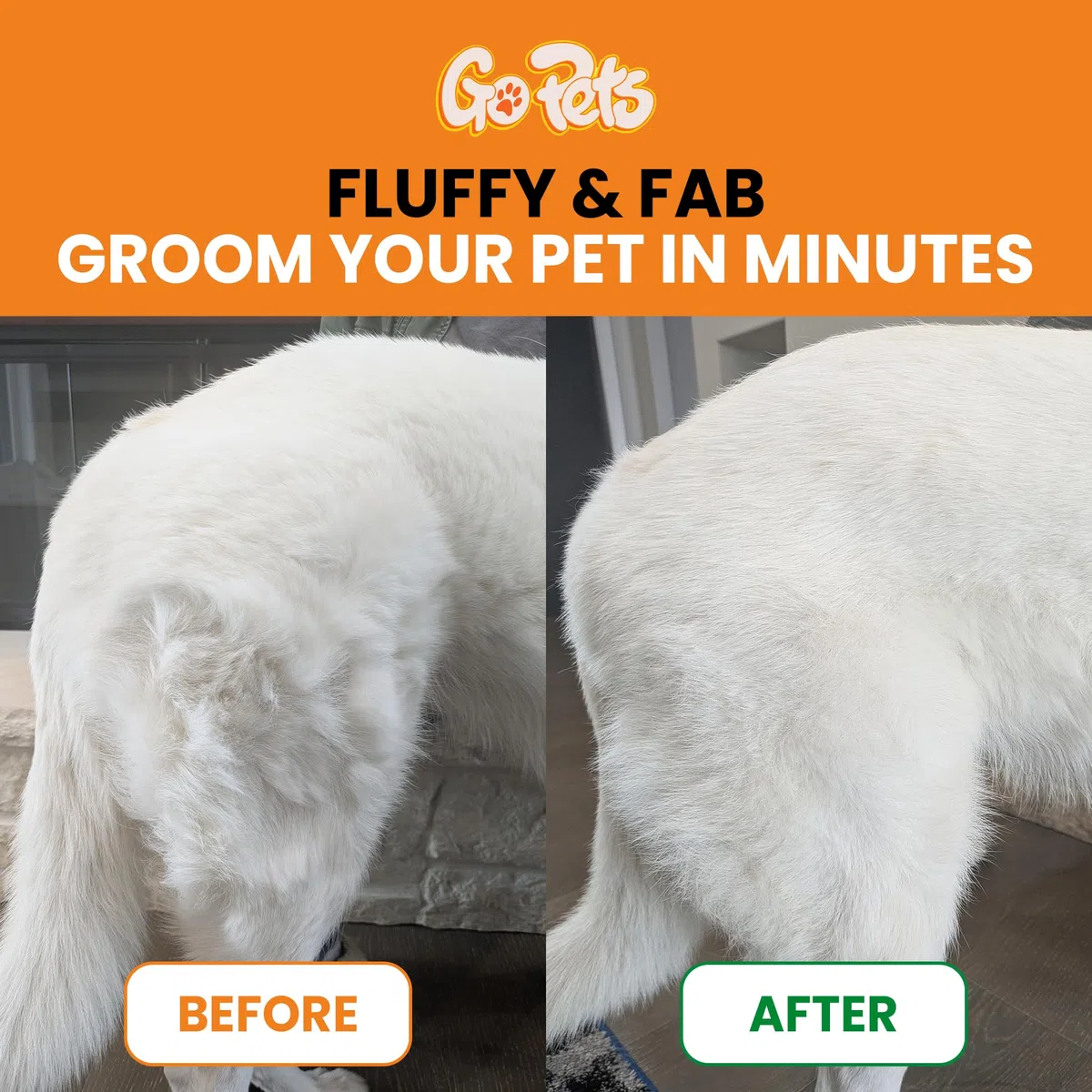 GoPets Pettine con rastrello professionale a 2 lati, per cani e gatti