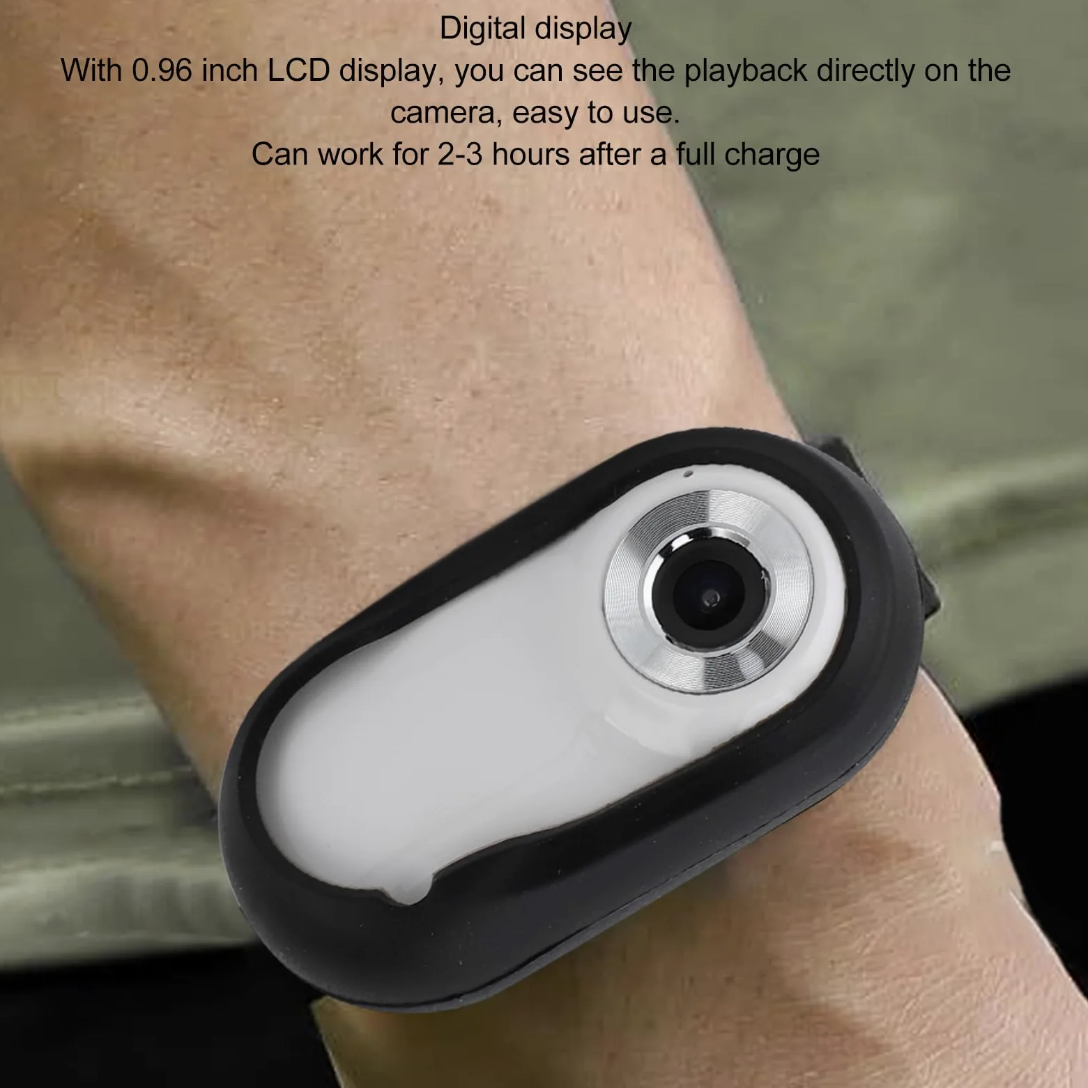 Zunate Telecamera per Collare per Gatti, 1080P No WiFi Telecamera per Collare per Animali Mini Action Camera per Registrazioni Video, Telecamera per Collare per Cani Grandangolare a