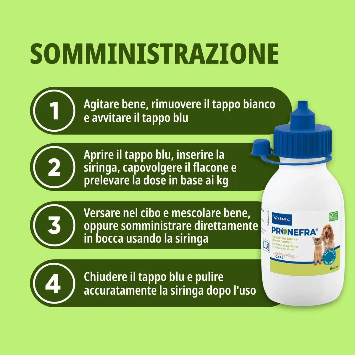 Pronefra per cani e gatti (taglia 60ml)