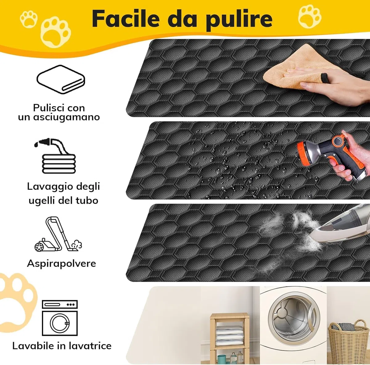 Taygeer Telo Auto per Cani, Universale Telo Bagagliaio Auto per Cani Antiscivolo Impermeabile Resistente ai Graffi