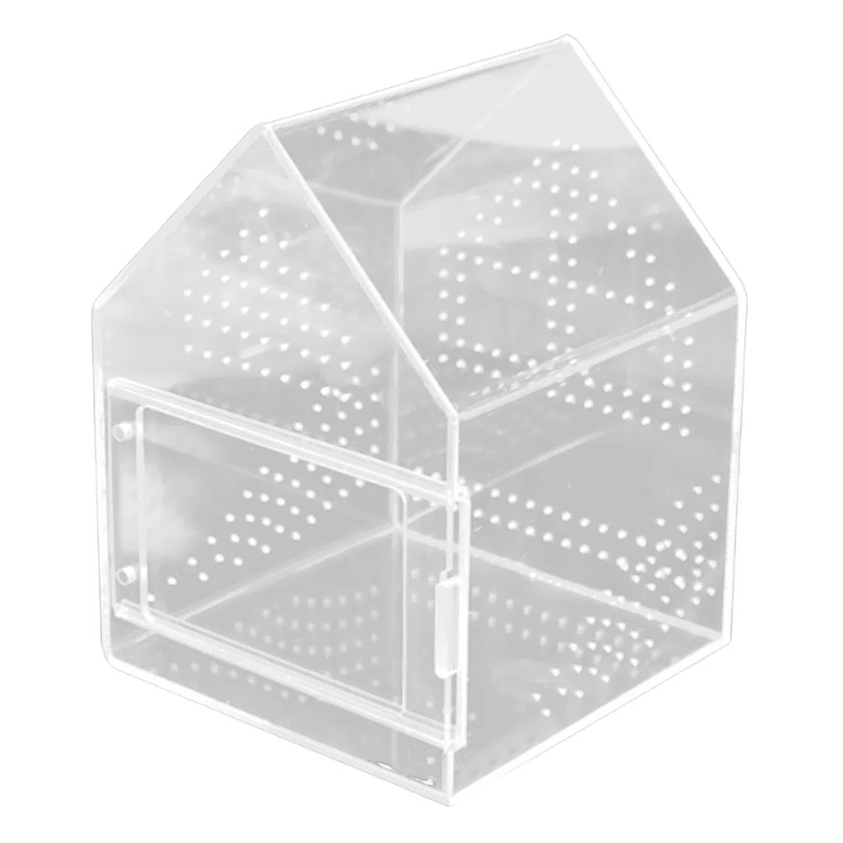 Terrario per Ragni Saltatori Scatola di Alimentazione Habitat in Miniatura Casetta per Scorpioni Custodia per Mantidi Leggero E Resistente Agli Urti, 17 Cm X 17 Cm X 22