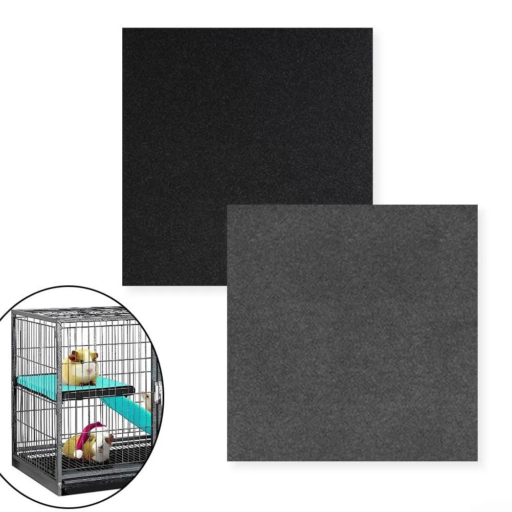 Confezione da 30 inserti per gabbia per uccelli, 50,8 x 45,7 cm, usa e getta, fodere per gabbia per pappagalli, parrocchetti e conuri (nero)