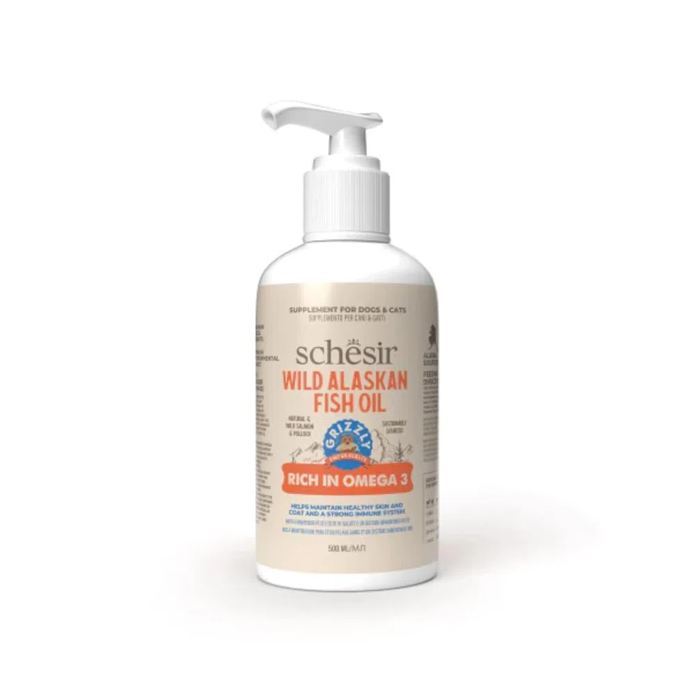 Grizzly - Olio di salmone selvaggio dell’Alaska, 500 ml