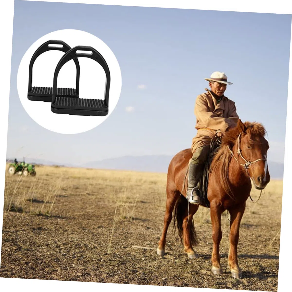 VICASKY Staffe Equestri Professionali in Acciaio Inossidabile Per Sella Inglese - Set Di 2 Pezzi - Resistente e Leggera Ideale Per Cavalieri Esperti e Principianti