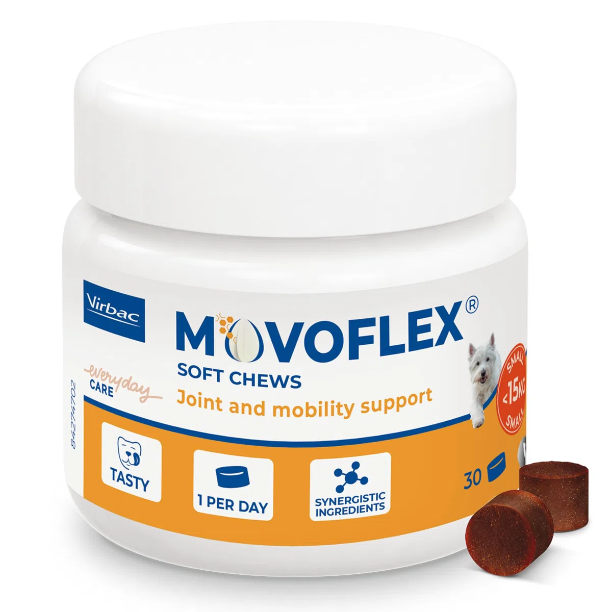 Virbac sac MOVOFLEX S 2G X30 Chews