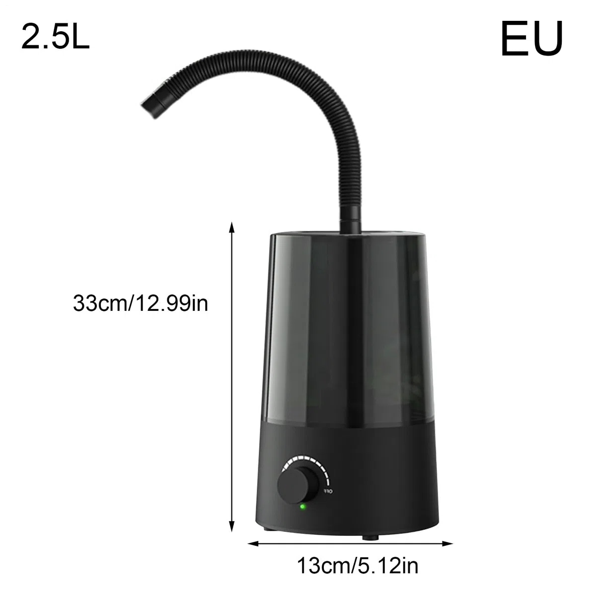Nebulizzatore Rettili - Nebulizzatore da 2.5L con Spegnimento Automatico - Umidificatore per Vivarium | per Anfibi, Rettili, Tartarughe, Rane, Lucertole e
