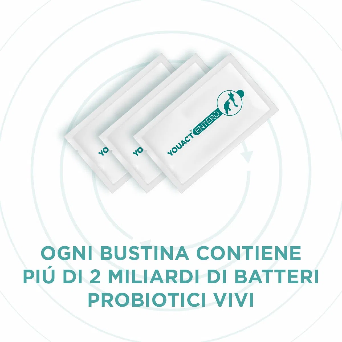 Entero 30 Bustine - Mangime Complementare per Favorire L'Equilibrio del Microbiota Intestinale E per Il Quotidiano Benessere. Fermenti Lattici Cane E Gatto.