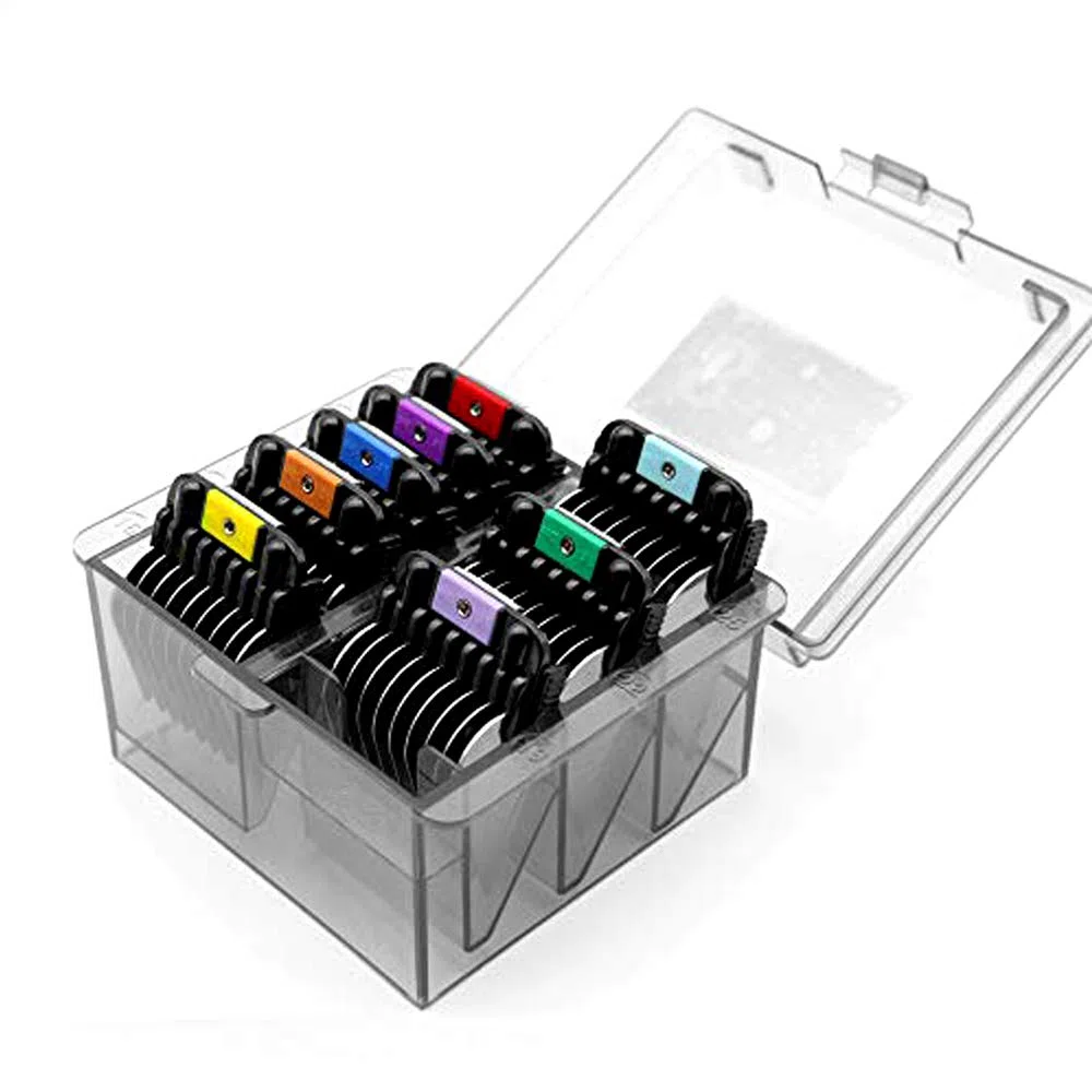 Set di pettini professionali per animali domestici, in acciaio inox, per tosatrici a lama staccabili in stile A5, misura 10/15/30, per animali domestici, cani, gatti e cavalli (non compatibile con