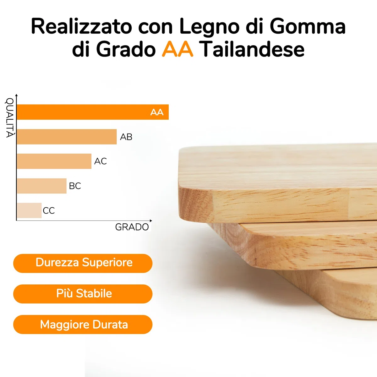 FUKUMARU Albero Tiragraffi per Gatti a Parete, Alto 127 cm, Arrampicare Mensole e Posatoi per Gatti, Legno di Gomma Massiccio,Colonne Tiragraffi con Iuta per Gatti, 4 Tappetini Tiragraffi.Grande.