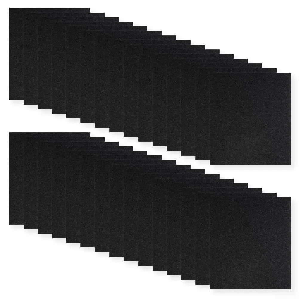 Confezione da 30 inserti per gabbia per uccelli, 50,8 x 45,7 cm, usa e getta, fodere per gabbia per pappagalli, parrocchetti e conuri (nero)