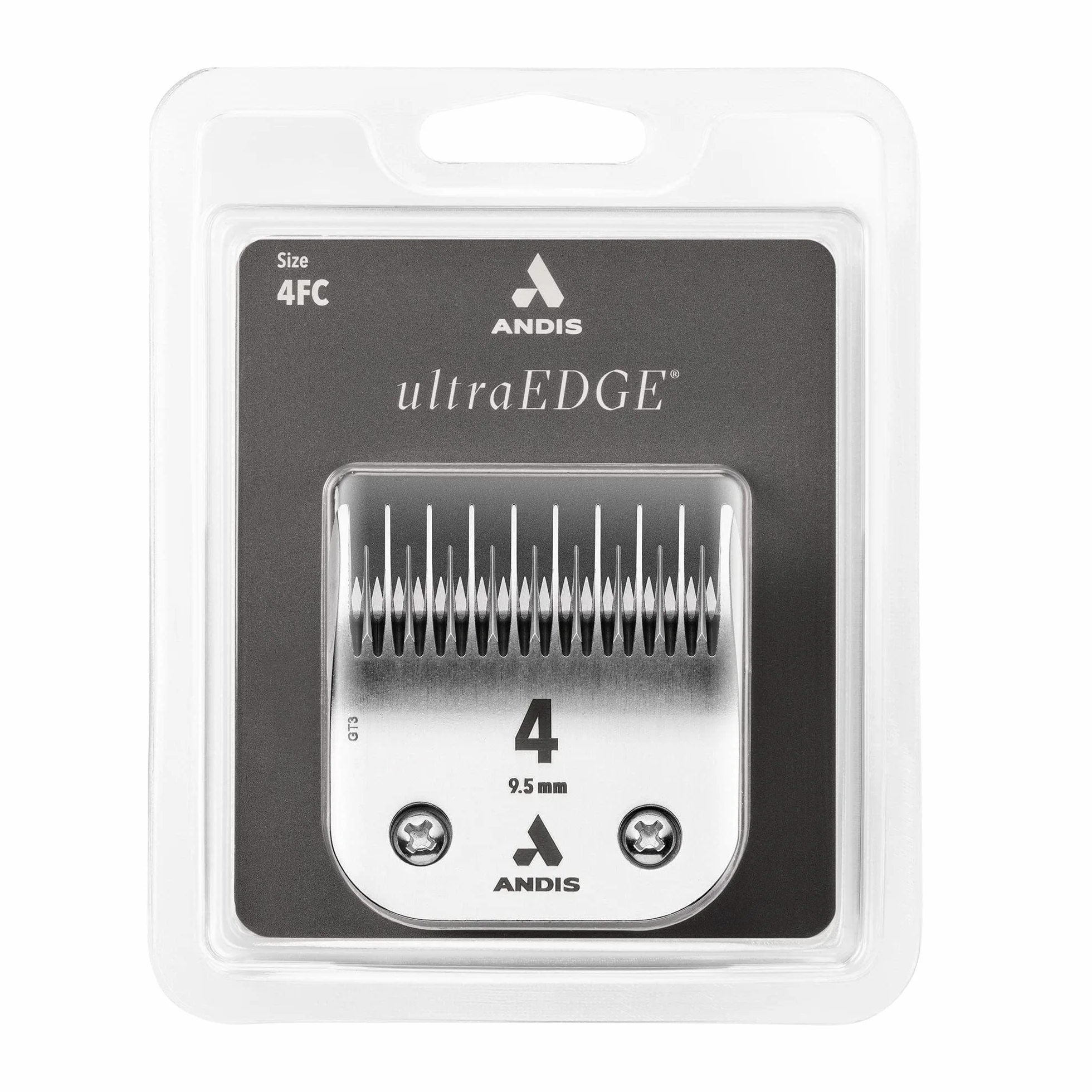 Lama per Tosatrice per Cani Ultraedge in Acciaio al Carbonio Andis 72625, Dente Saltato Misura 4, Lunghezza di Taglio 3/8 Pollici