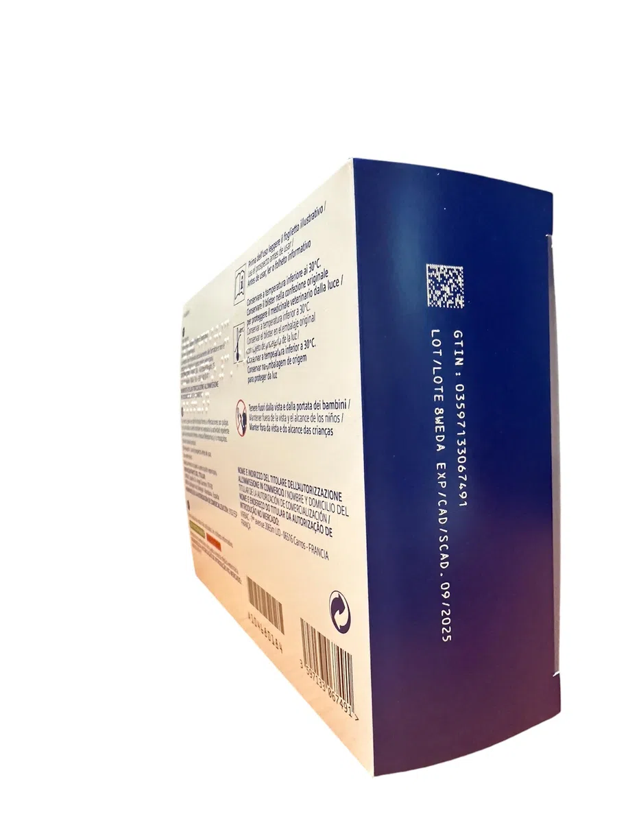 Effitix Antiparassitario Pipette per Cani 40-60 Kg, Combatte Pulci e Zecche, Previene la Leishmaniosi, Formato 4 Pipette