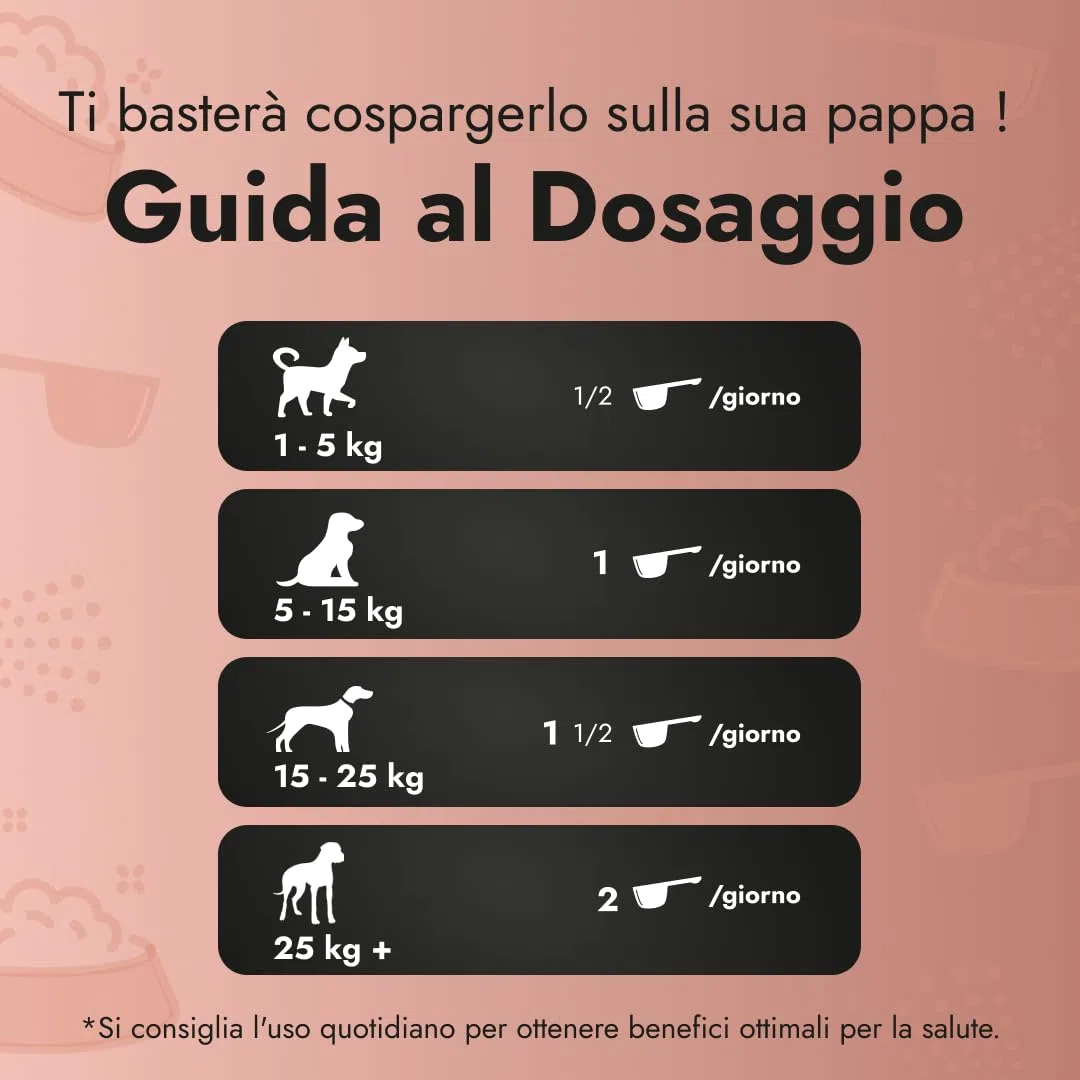 Super Skin & Coat – Integratore naturale per cani con collagene, semi di lino e olio di pesce per pelle elastica, pelo sano e riduzione delle infiammazioni (1x 100 g)