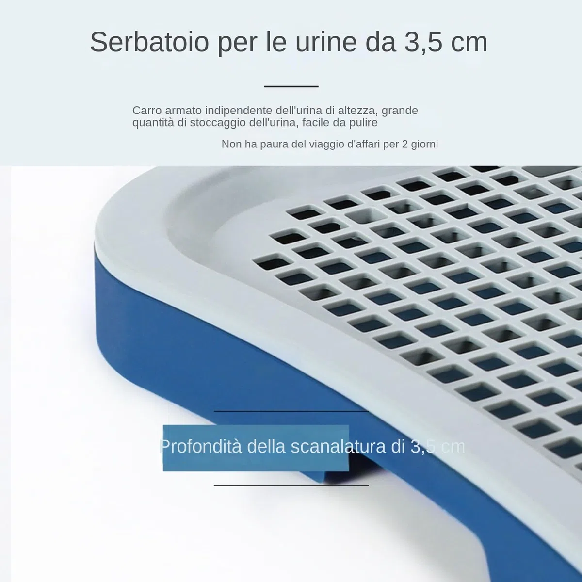 Vassoio per Addestramento Cani con Colonna a Parete, Toilette Interni con Porta Pipì