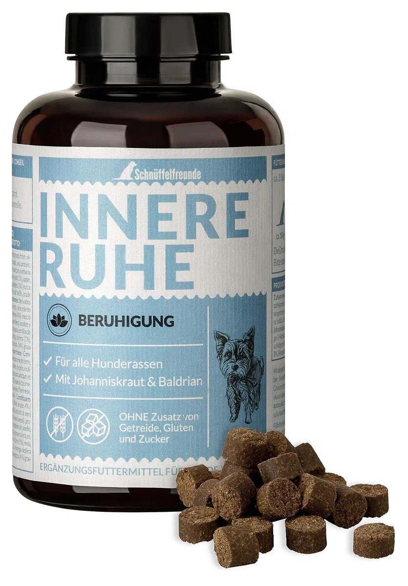 Calmante per Cane I Calmanti per Cani Paurosi per Rilassare, Contro la Paura, Anti Stress e per Calma - Sedativo Naturale per Cane Pauroso - con Valeriana