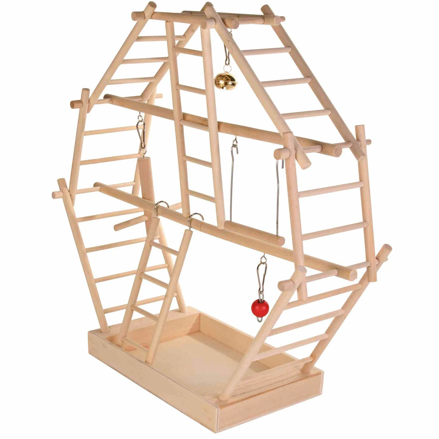 TRIXIE 5659 - Gioco con scaletta di Legno 44 × 44 × 16 cm