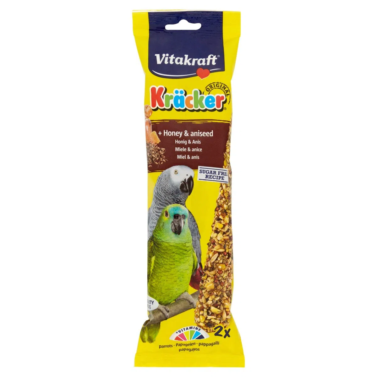 Vitakraft Kräcker® + Miele & Anice per cenerini